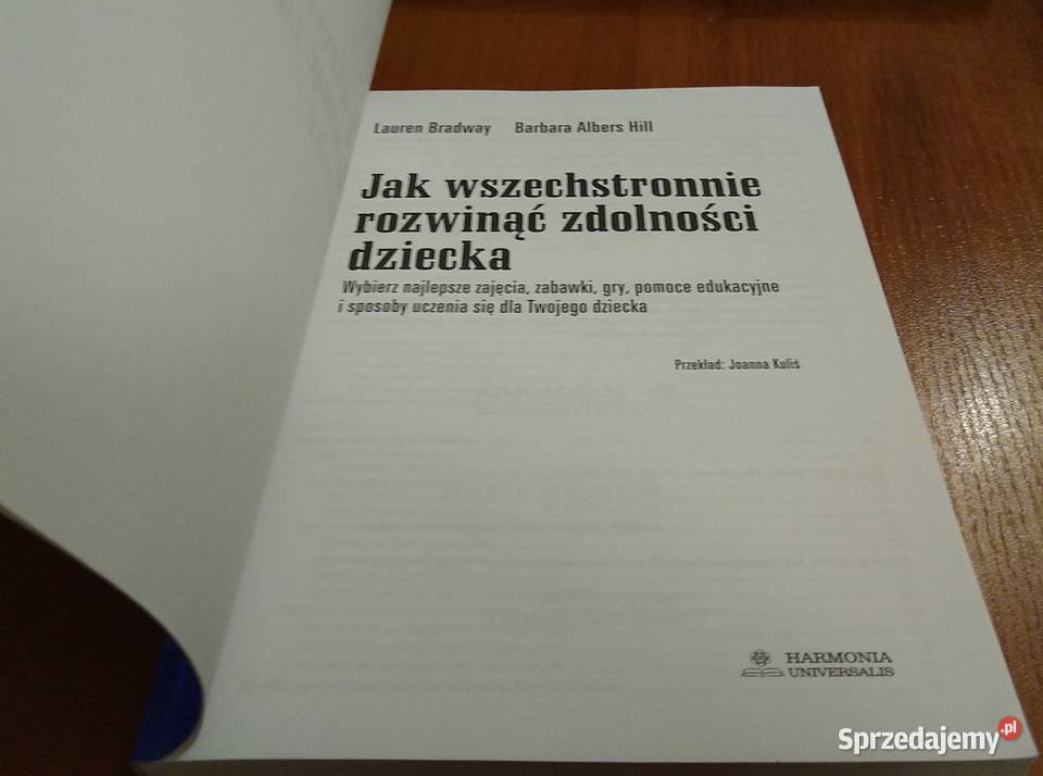 wszechstronnie rozwinąć zdolności dziecka Gdańsk sprzedam