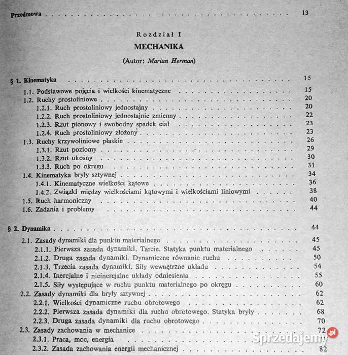 Podstawy fizyki kandydatów na wyższe uczelnie M Chełm