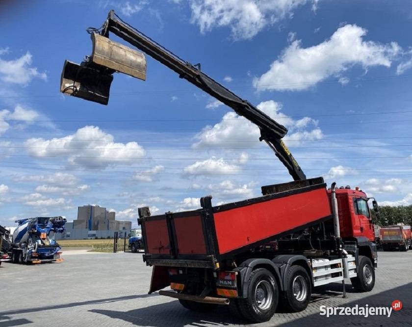wywrotka 6x6 bordmatic z dzwigiem PALFINGER