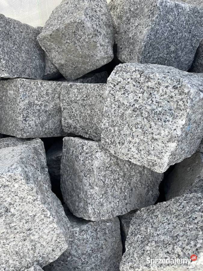 KOSTKA GRANITOWA 15x17 Brukowa Szary Granit Grys Warszawa
