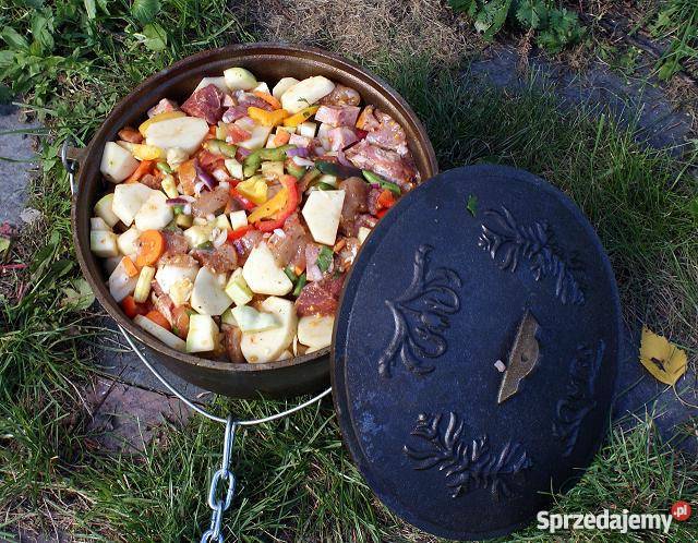 GARNEK CYGAŃSKI 6L TRÓJNÓGKOCIOŁEKGRILL