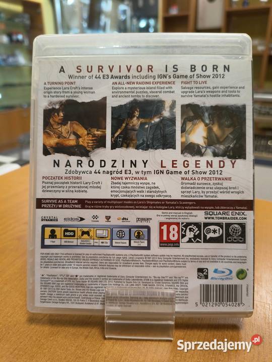 Gra PlayStation 3 Tomb Raider Wydanie lektor warmińsko-mazurskie Elbląg sprzedam