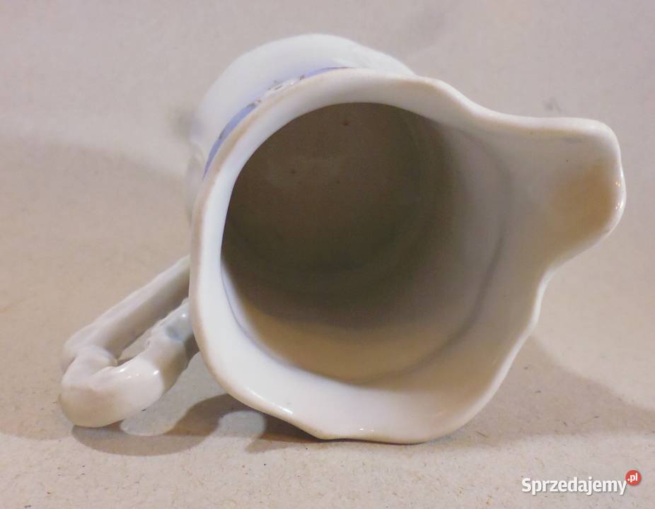 Przedwojenny Mlecznik CT Carl Tielsch Porcelana i szkło mazowieckie Warszawa