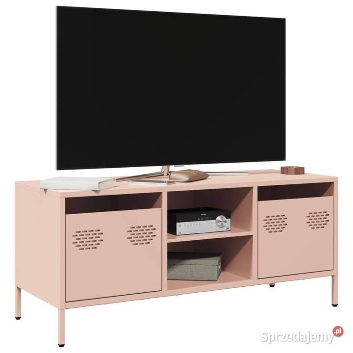 Szafka RTV różowa 1015x39x435 stal walcowana na Warszawa sprzedam
