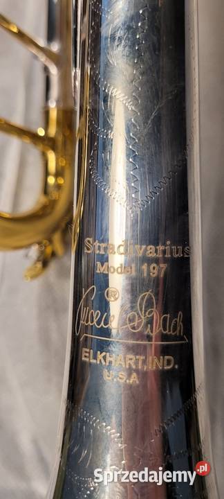 Trąbka B Bach Stradivarius model 197 kopia Bąków