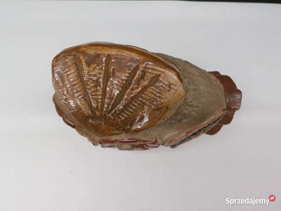 Unikatowa Ceramiczna Skarbonka Sowa Vintage lata Raszków