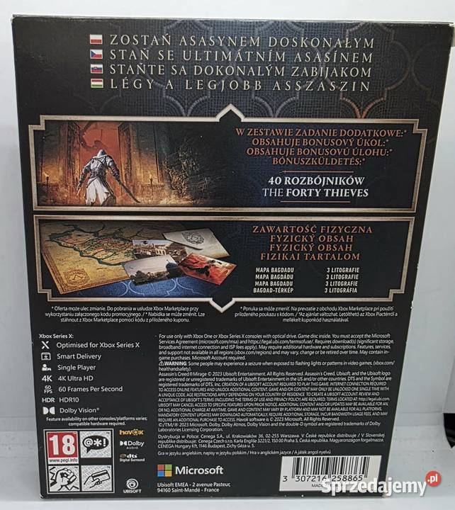 Gra Assassins Creed Mirage Launch Edition Xbox Gry komputerowe i konsolowe Elbląg