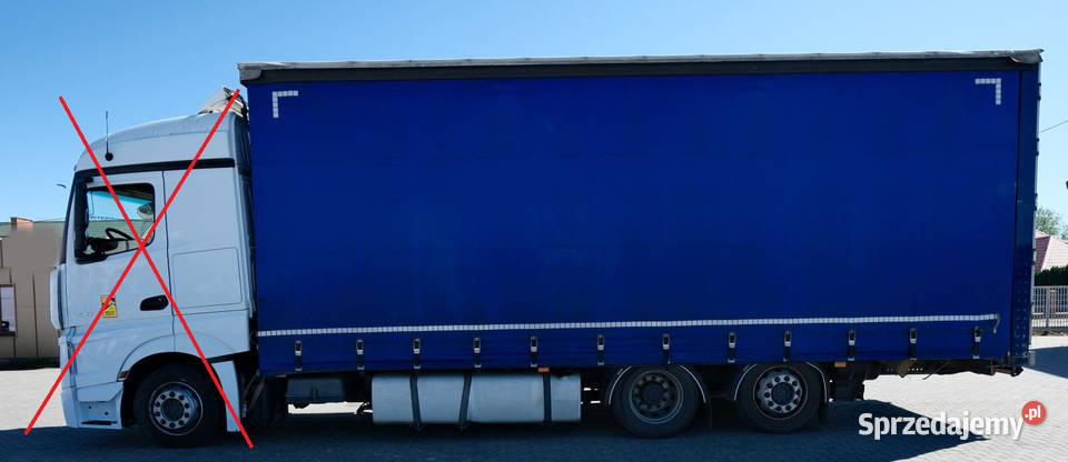 Zabudowa Firanka Plandeka MERCEDES ACTROS Firana Łódź sprzedam