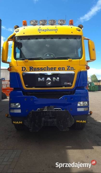 Rama 6x6 MAN TGS 24440 hakowiec linowy do Warszawa