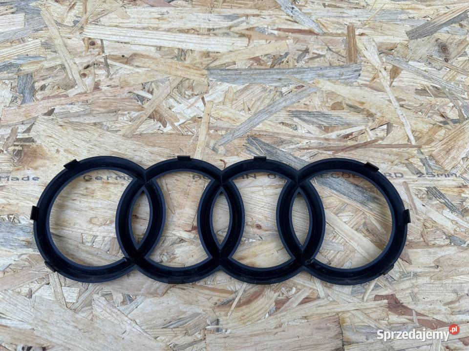 Znaczek w grill atrapę Audi czarny Q3 A6 Etron Międzychód sprzedam