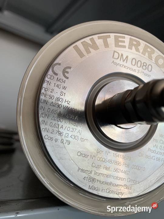 Interroll DM 0080 M34 140W 975 mm x 4500mm 053ms Pozostałe Warszawa sprzedam