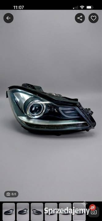 Mercedes W204 Lift BiXenon Komplet Lamp Przód EU Wieluń