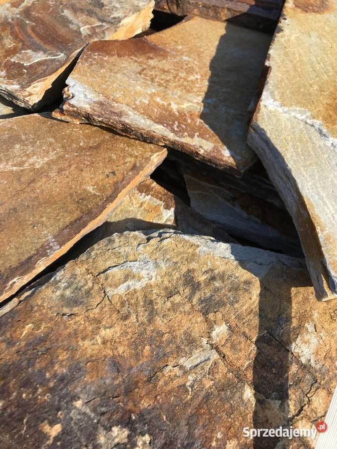 Łupek Naturalny Kamień Elewacyjny na Taras Architektura ogrodowa Stare Babice