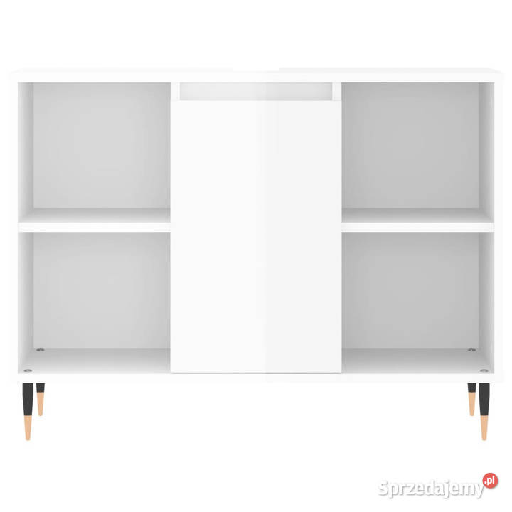 Szafka łazienkowa biała z połyskiem 80x33x60 Warszawa