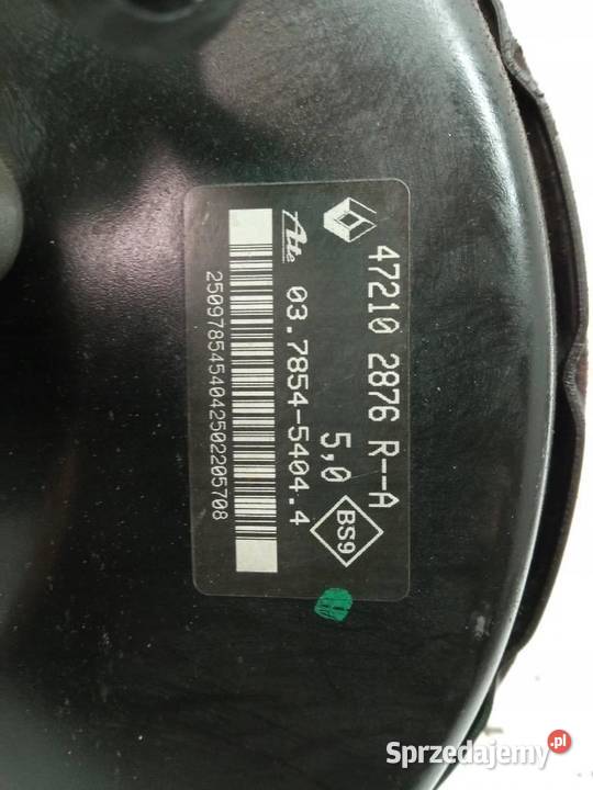 POMPA HAMULCOWA SERWO 472102876RA Dacia Duster I osobowe Pompy hamulcowe Części samochodowe sprzedam