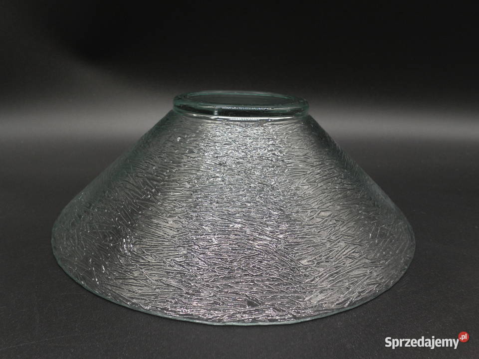 Teksturowana szklana miska w kolorze zielonym Raszków