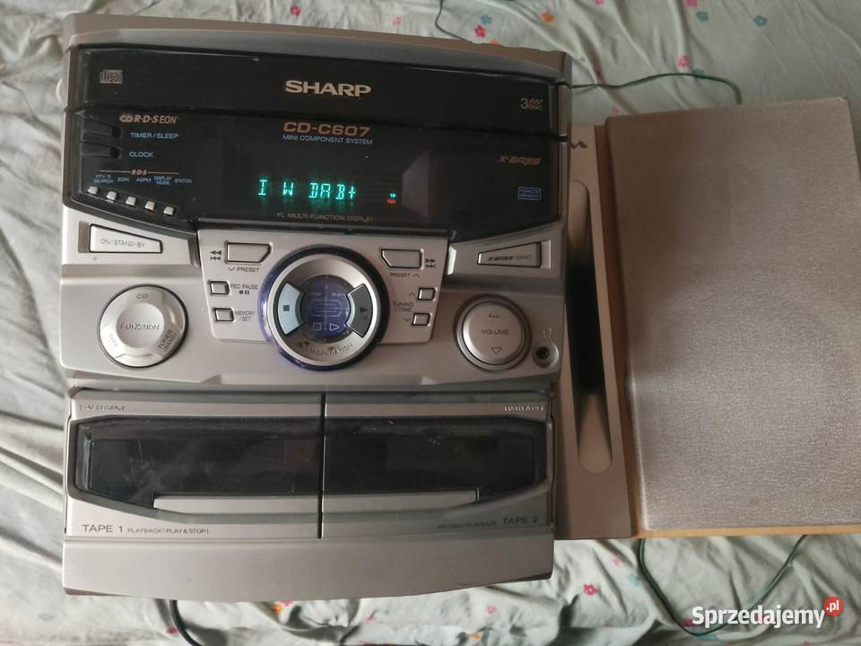 wieza sharp cdc607h radio cd kaseta dolnośląskie sprzedam