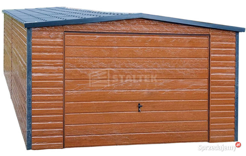 Garaz Blaszany 4X6 Dwuspad Blachodachowka Brama lubelskie Zamość sprzedam