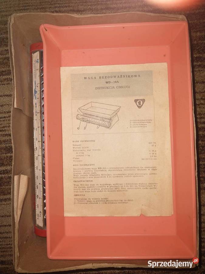 waga kuchenna z 1980r nowa nieużywana w Łódź