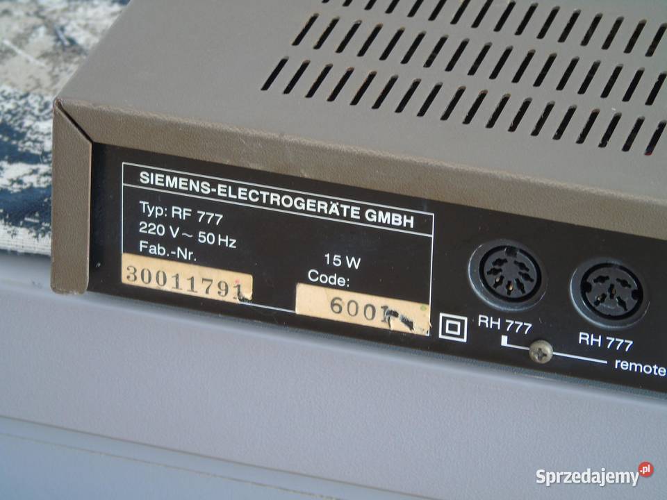 Siemens FR777 Vintage WYSYŁKA Jasło