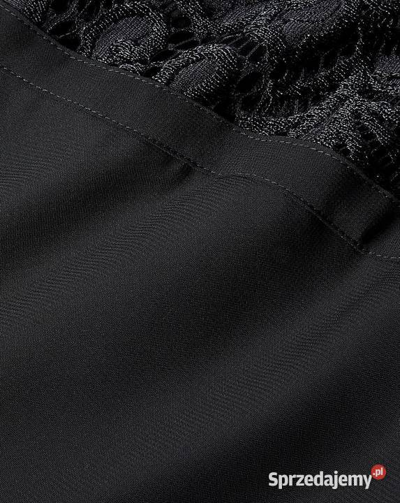 40 Sukienka maxi czarna Capsule z podszewką śląskie