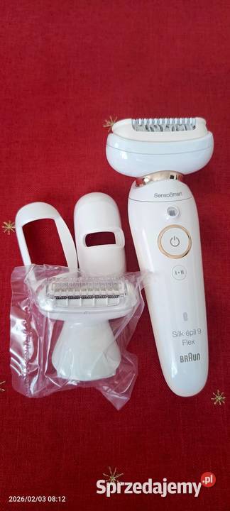 Depilator Braun Silkepil 9 Flex Wyposażenie salonów Zamość sprzedam