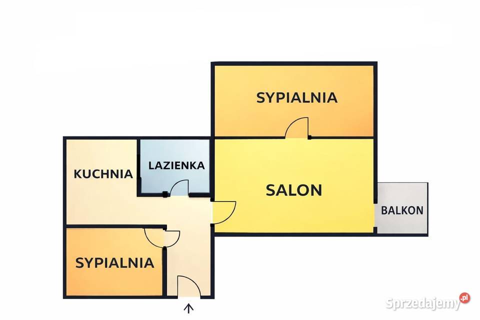 Słoneczne 3pokojowe mieszkanie na os Piasta sprzedam