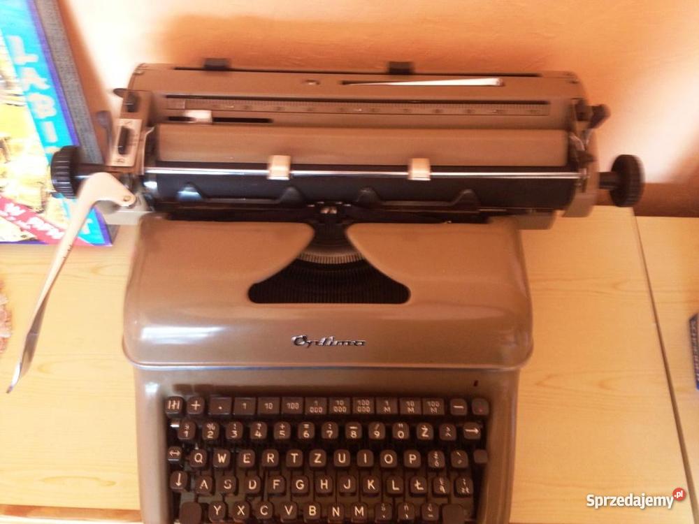 Maszyna do pisania OPTIMA tabulator polska czcio Jaromierz