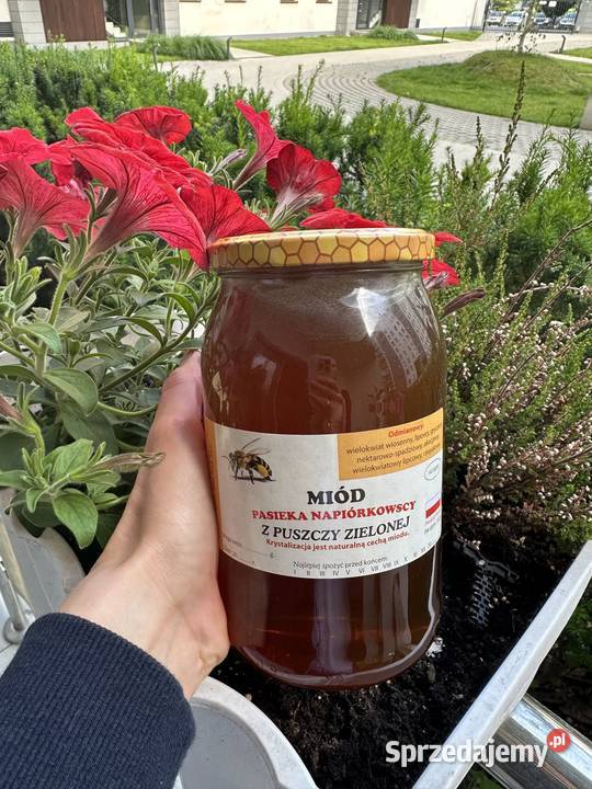 Pyszny miod z rodzinnej pasieki pokolen Ostrołęka sprzedam