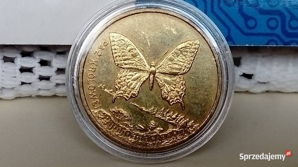 Moneta 2 2001 r Paz królowejSeria Zwierzęta wielkopolskie Mosina