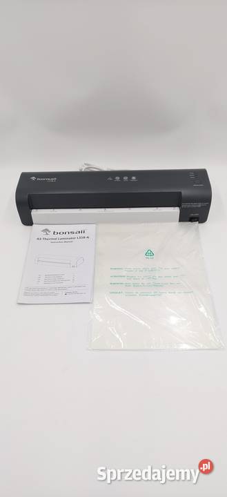 Laminator termiczny BONSAII L318A A3 A4 A5 mazowieckie sprzedam