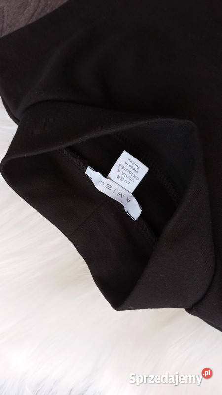 Czarna bluzka crop top lato y2k 00s retro New Yorker mazowieckie Warszawa sprzedam