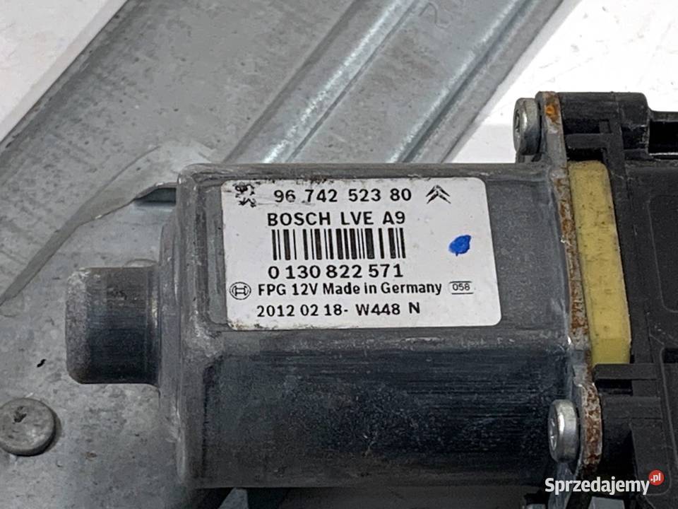 PODNOŚNIK SZYBY PRAWY PRZÓD PEUGEOT 208 I podkarpackie