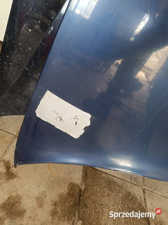 Maska przednia pokrywa silnika BMW E34 granatowa wielkopolskie sprzedam