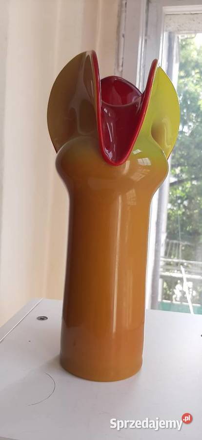 Wazon ze szkła kolorowego Świdnica