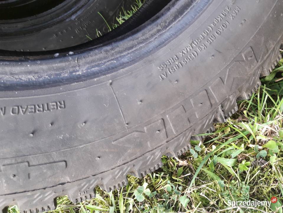opony zimowe MARKGUM 19565R15 6mm bieżnikowane łódzkie Kamocin