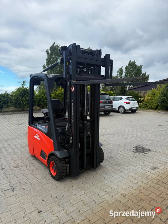 wózek widłowy elektryczny LINDE E16C Triplex Linde łódzkie