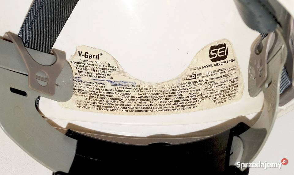 Stary kask ochronny roboczy MSA medium VGard Pozostałe