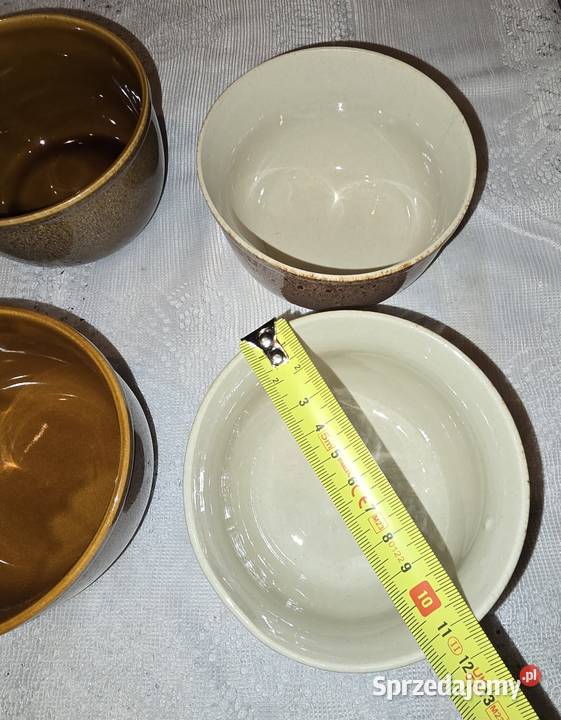 Miseczki Mirostowice 4 sztuki ceramika PRL Sztuka współczesna Sosnowiec