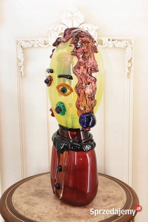 Szkło Murano Style GLASS Dama Abstrakcja Twarz Kraków sprzedam