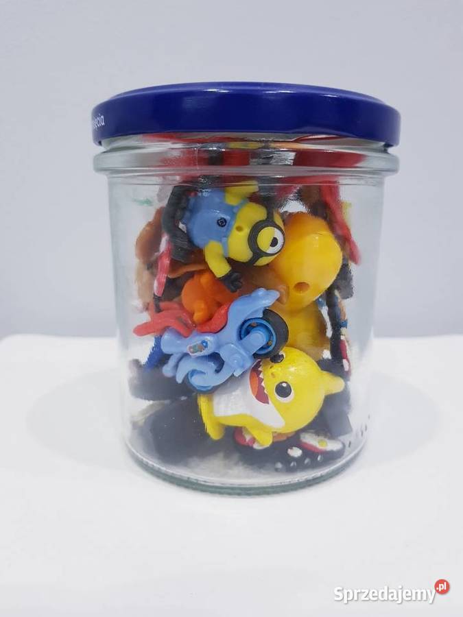 Słoik z figurkami zabawkami dzieci Dąbrowa Górnicza