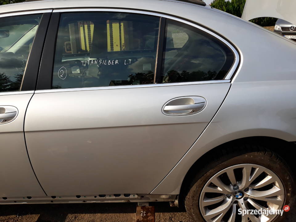 Lewe tylne drzwi BMW E65