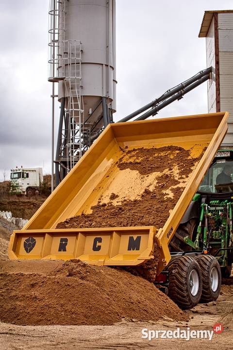 RCM PK1 Przyczepa do koparki kołowej 8ton Gołdap sprzedam