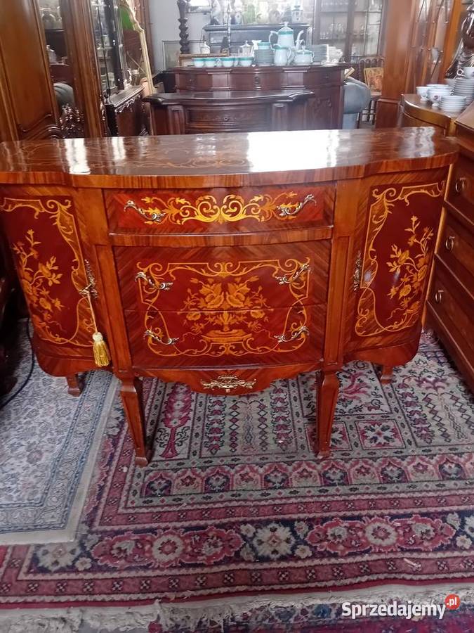 Komoda intarsjowana Meble Meble lubelskie