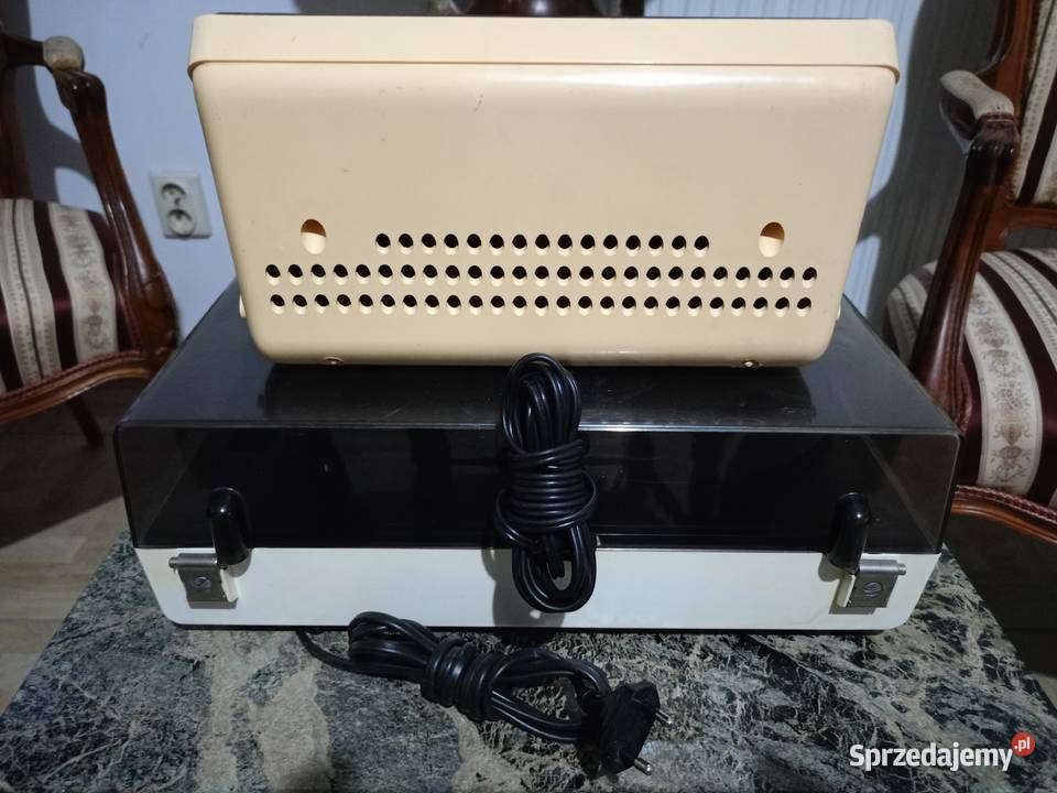 Zabytkowy Gramofon RFT Ziphona Combo 323 wielkopolskie Drawski Młyn