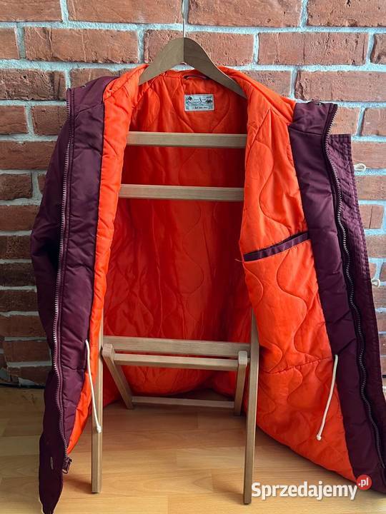 Parka Vans XL Joel Tudor Collection Bordowa Kurtki i płaszcze mazowieckie Warszawa