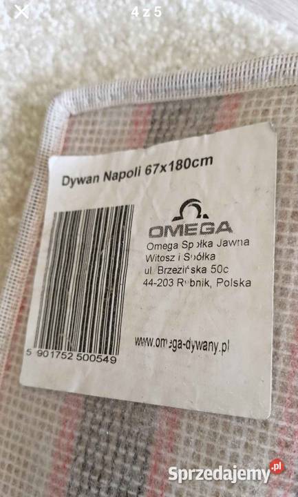 Dywan Napoli 67x180 shaggy Łódź