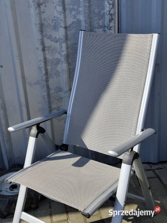 Aluminiowy Fotel Ogrodowy Wielopozycyjny Monza Poddębice