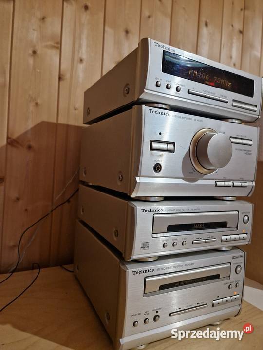 Wieża Technics seri HD301 kolumny Philips Olszyna