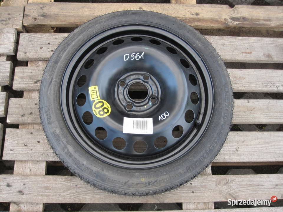 OPEL ASTRA H koło dojazdowe 1157016 92M 4x100